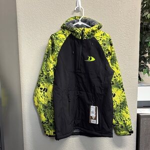 Men's Blackfish Gale Pullover Jacket (Black/Yellow) - Size S